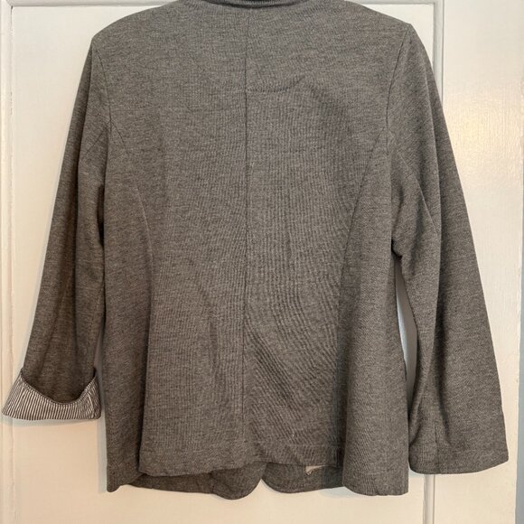 Internacionale Women's Gray Knit Blazer - Picture 4 of 4